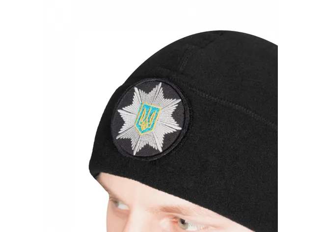Шапка Camotec Beanie Police Black Фото 2